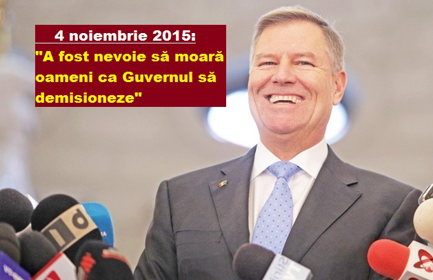 A fost nevoie să moară oameni, domnule Iohannis?
