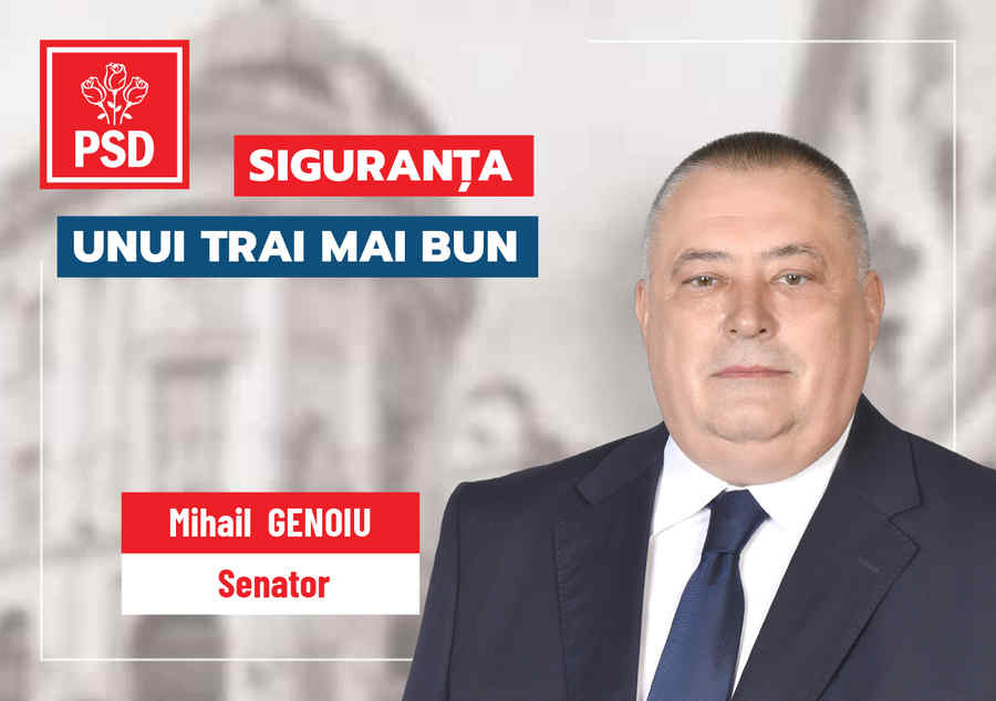 Mihail Genoiu, candidat PSD pentru Senatul României