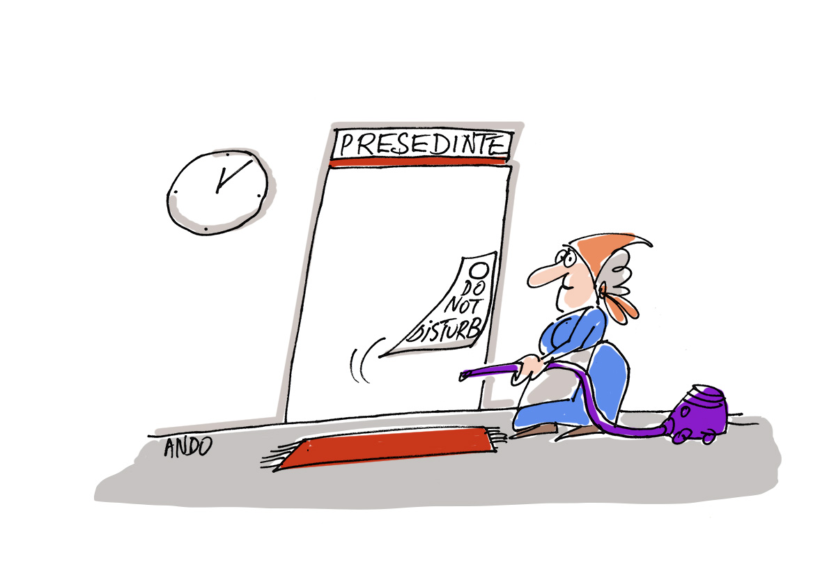 Andografia zilei – In memoriam: Program prezidențial-(Do not disturb!)