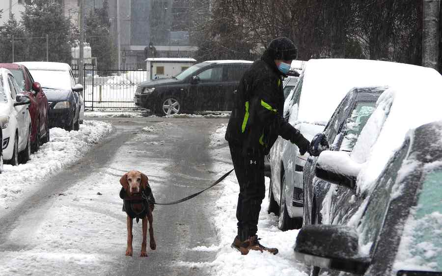 (GALERIE FOTO) Iarna pe ulițele Bucureștiului