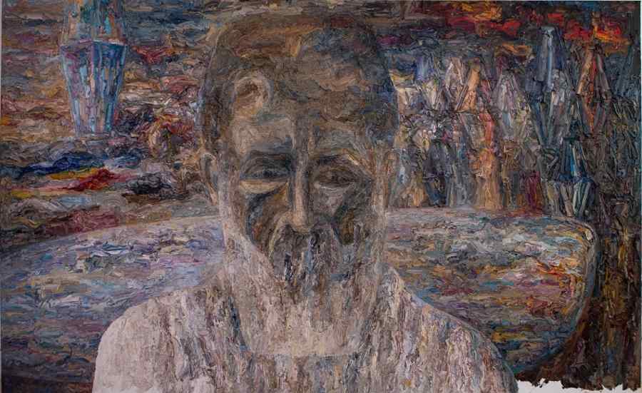 Constantin Brâncuși, portret pictat de Ștefan Râmniceanu