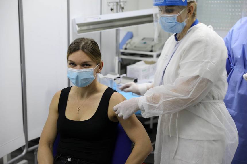 Simona Halep s-a vaccinat: „Consider că este spre binele tuturor”