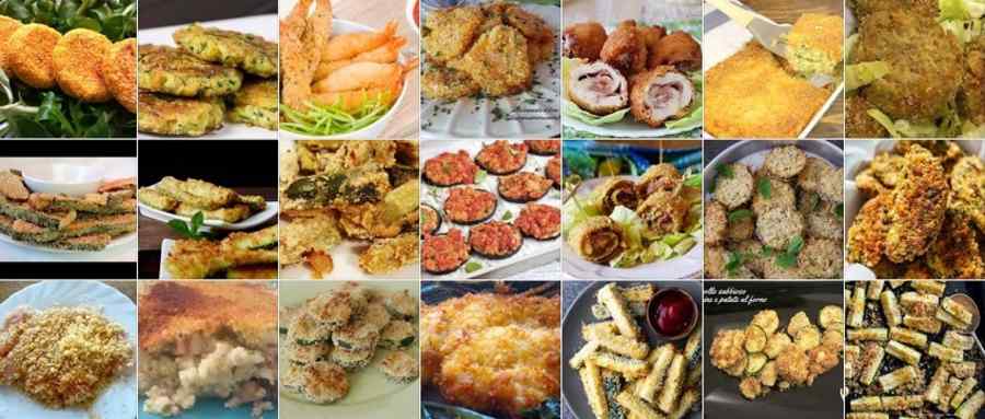 Zucchine al forno con il panko