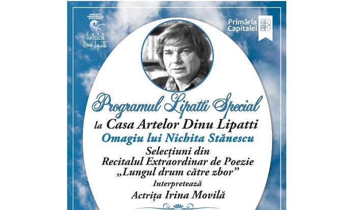 Omagiu lui Nichita Stănescu la Casa Artelor Dinu Lipatti