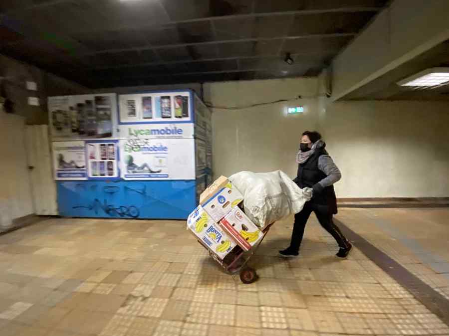 Inundație la metrou