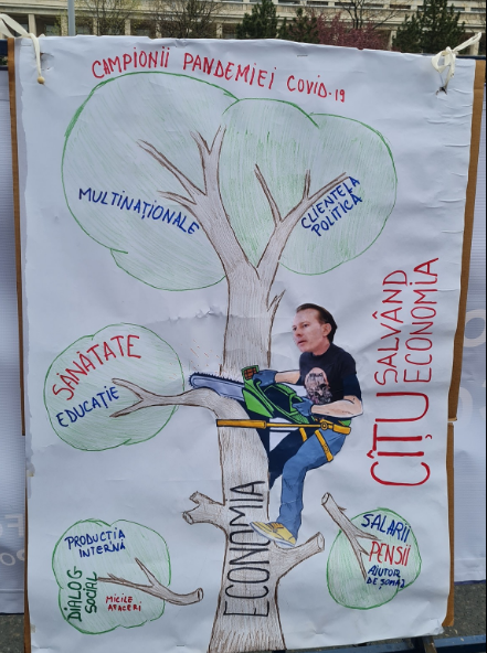 (VIDEO) La ușa lui Cîțu bat toți sindicaliștii: „Guvernul trebuie să plece!”