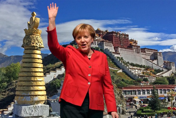 SF politic-Angela Merkel s-a rătăcit de trei zile în Tibet