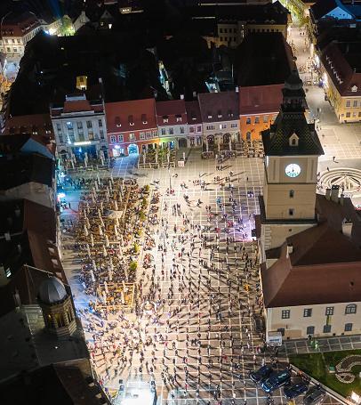 Imagini impresionante în noptea de Înviere, la Braşov