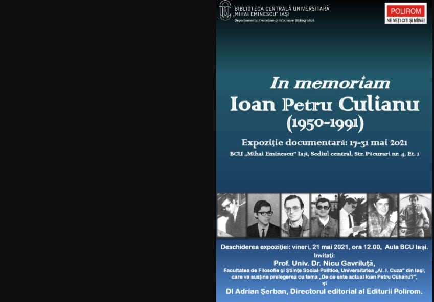 30 de ani de la asasinarea lui Ioan Petru Culianu