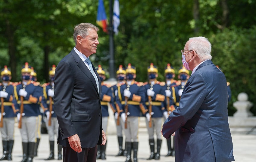 Iohannis laudă România în fața Israelului