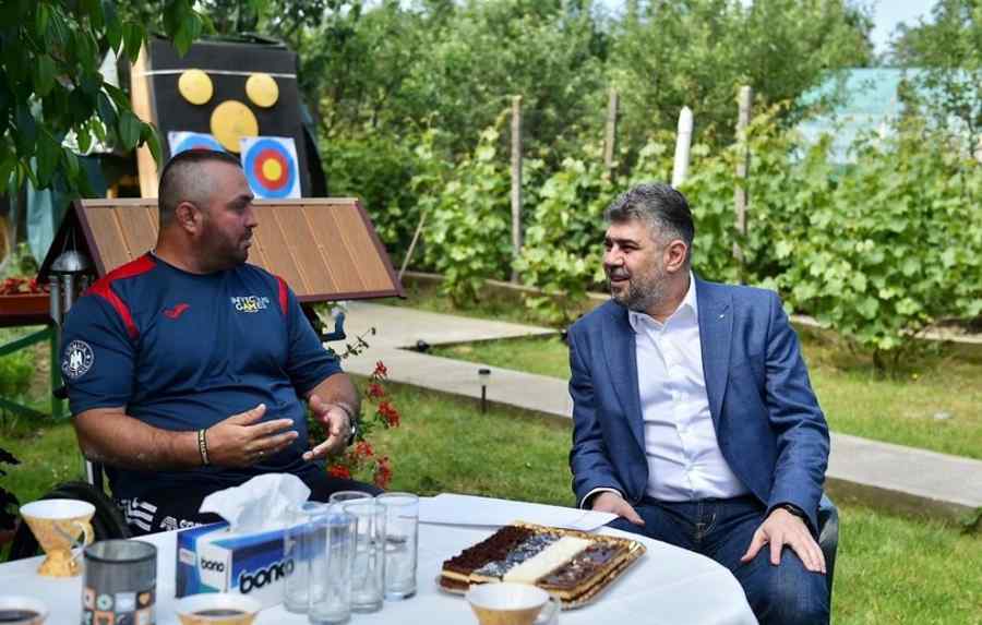 Ciolacu, acasă la unul dintre eroii României