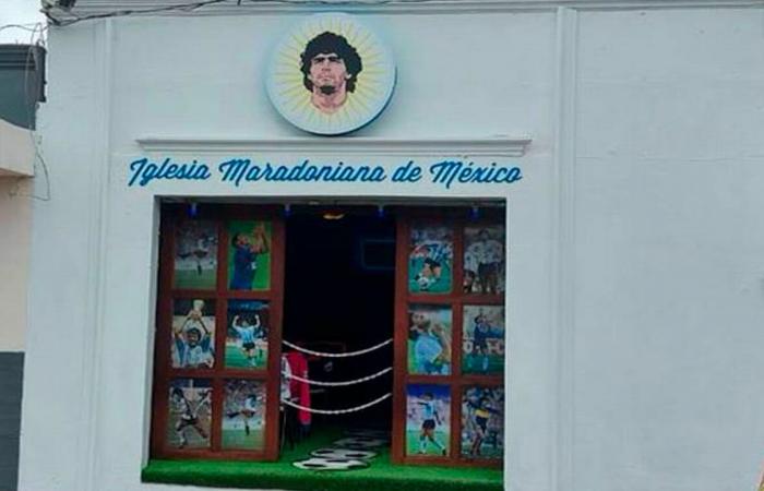 O biserică închinată lui Diego Maradona