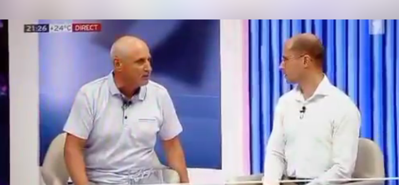 (VIDEO) Bătaie între politicieni la TV. La propriu!