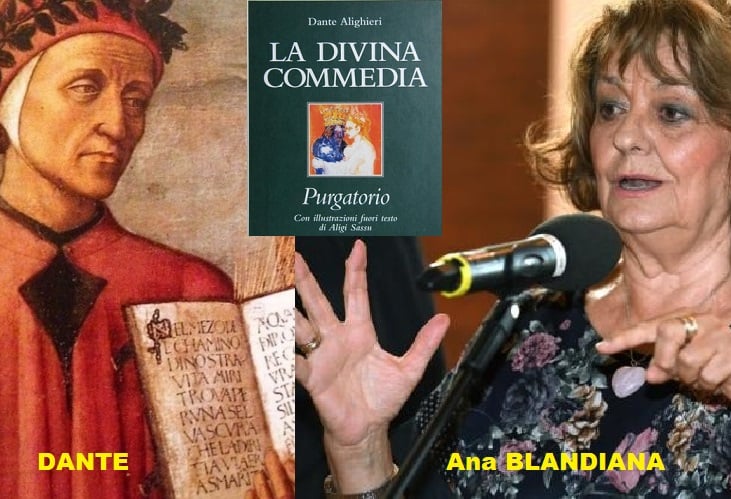Ana Blandiana scrie „Divina COMEDIA” în loc de „Divina COMMEDIA”