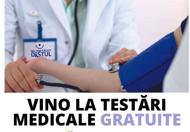 Testări medicale gratuite în șase județe