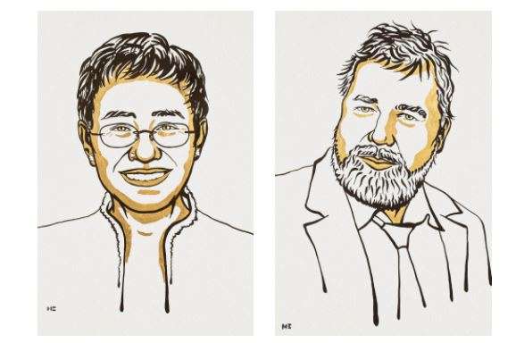 Doi ziariști, câștigătorii Nobelului pentru Pace! Reacția Kremlinului