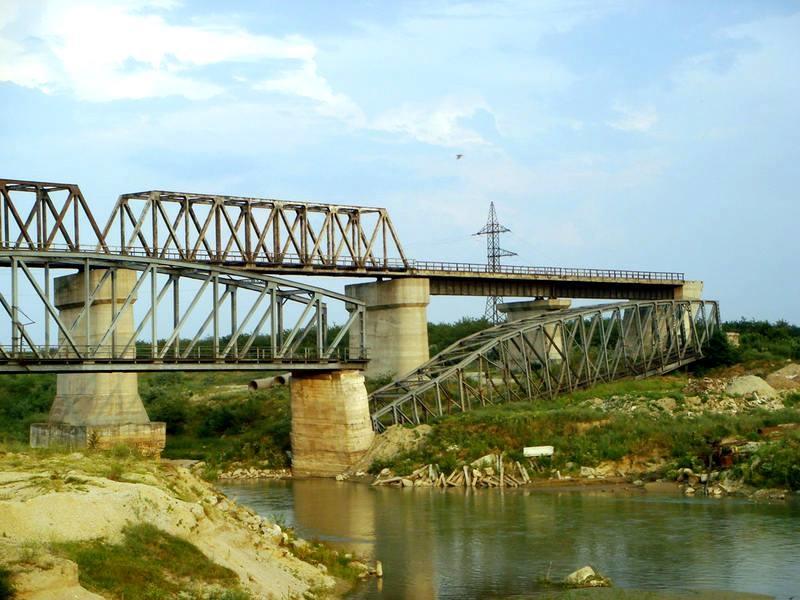 Podul ruină de la Grădiștea a dispărut
