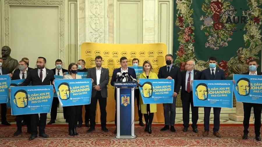 AUR strânge semnături pentru suspendarea lui Iohannis! REACȚII