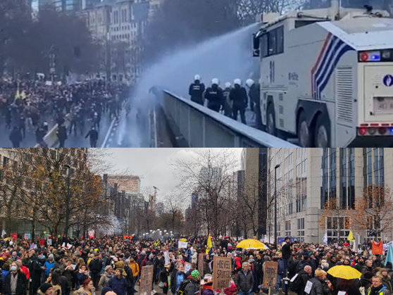 (VIDEO) Violențe la Bruxelles