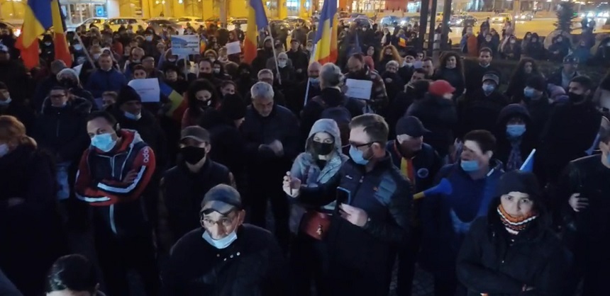 (VIDEO) Protest la Ploiești