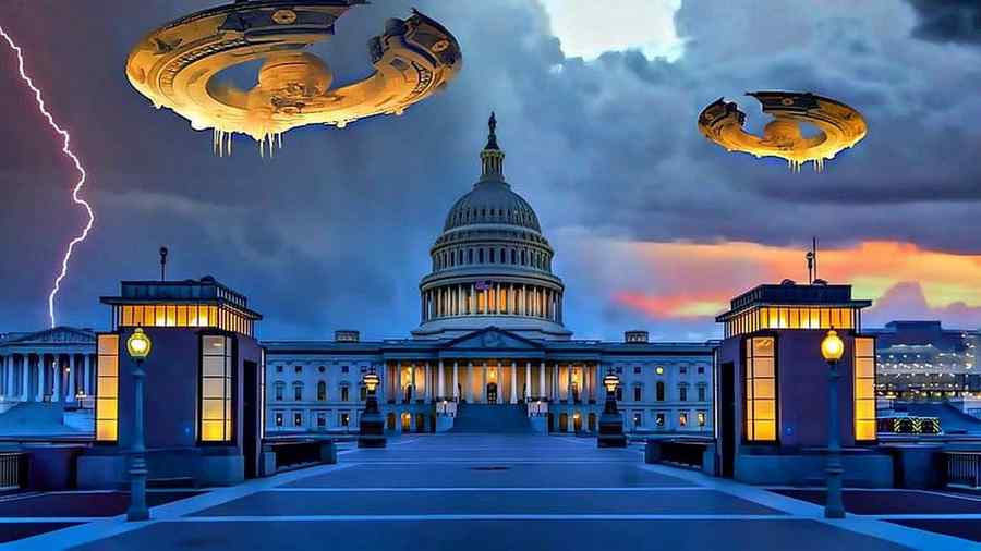 America ne trimite plocon un OZN – SF politic