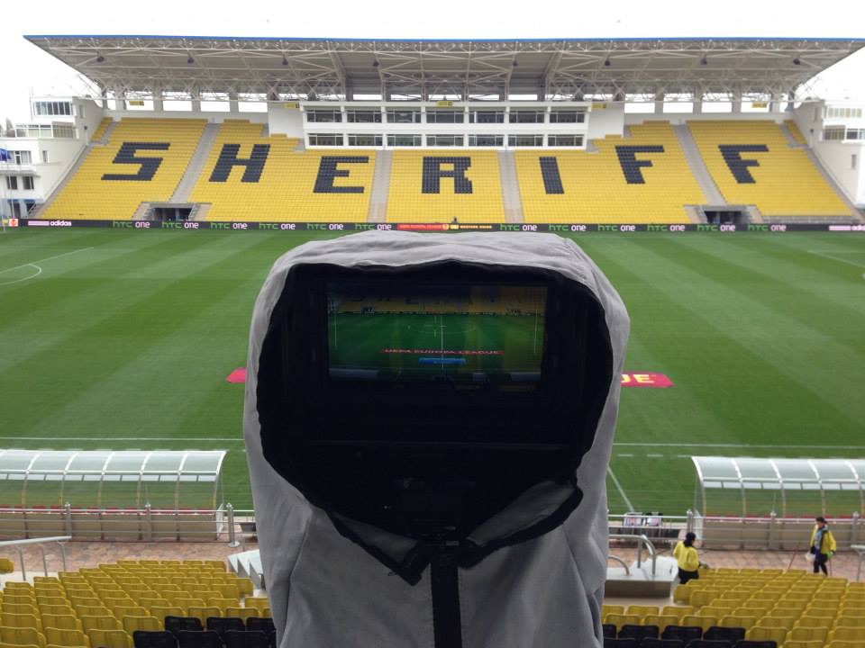 Transmisiunea partidei Sheriff Tiraspol-Real Madrid, realizată de români