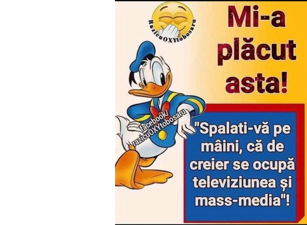 Spălați-vă pe mâini, că de creier se ocupă alții