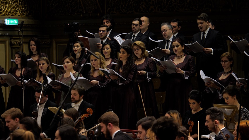 Concert de Crăciun corul Preludiu şi ORT, la Ateneul Român