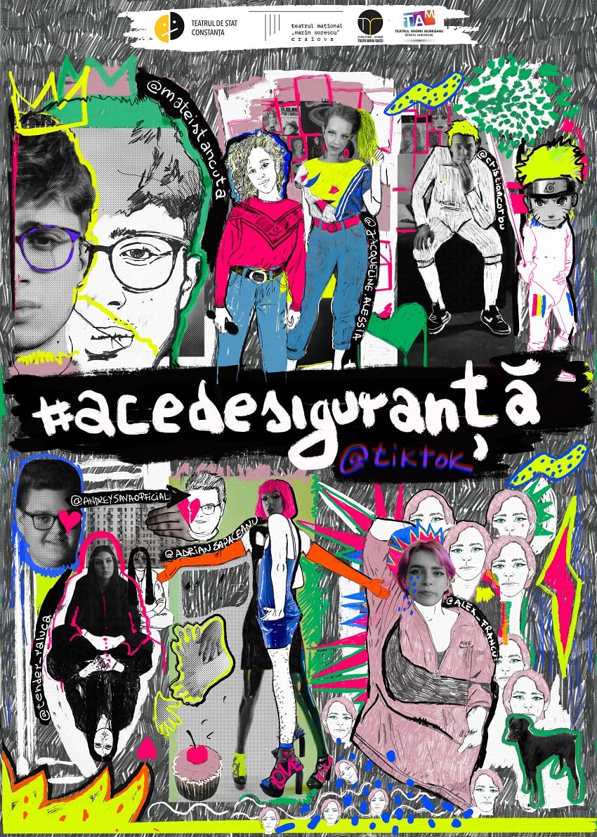 #acedesiguranță, un spectacol-instalație gândit să se joace pe TikTok, dar și în teatre