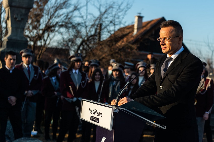 Ministrul maghiar de Externe, primit cu fast în Ardeal