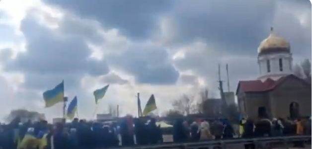 (VIDEO) Protest de amploare în Oleshi