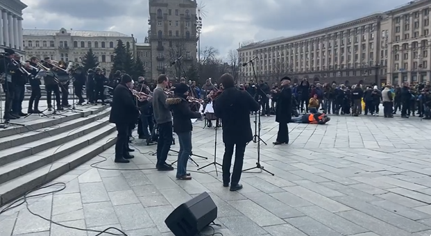 (VIDEO) Glasul muzicii în Kievul amenințat