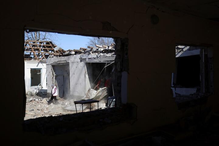 (FOTO) Cum arată acum un spital bombardat