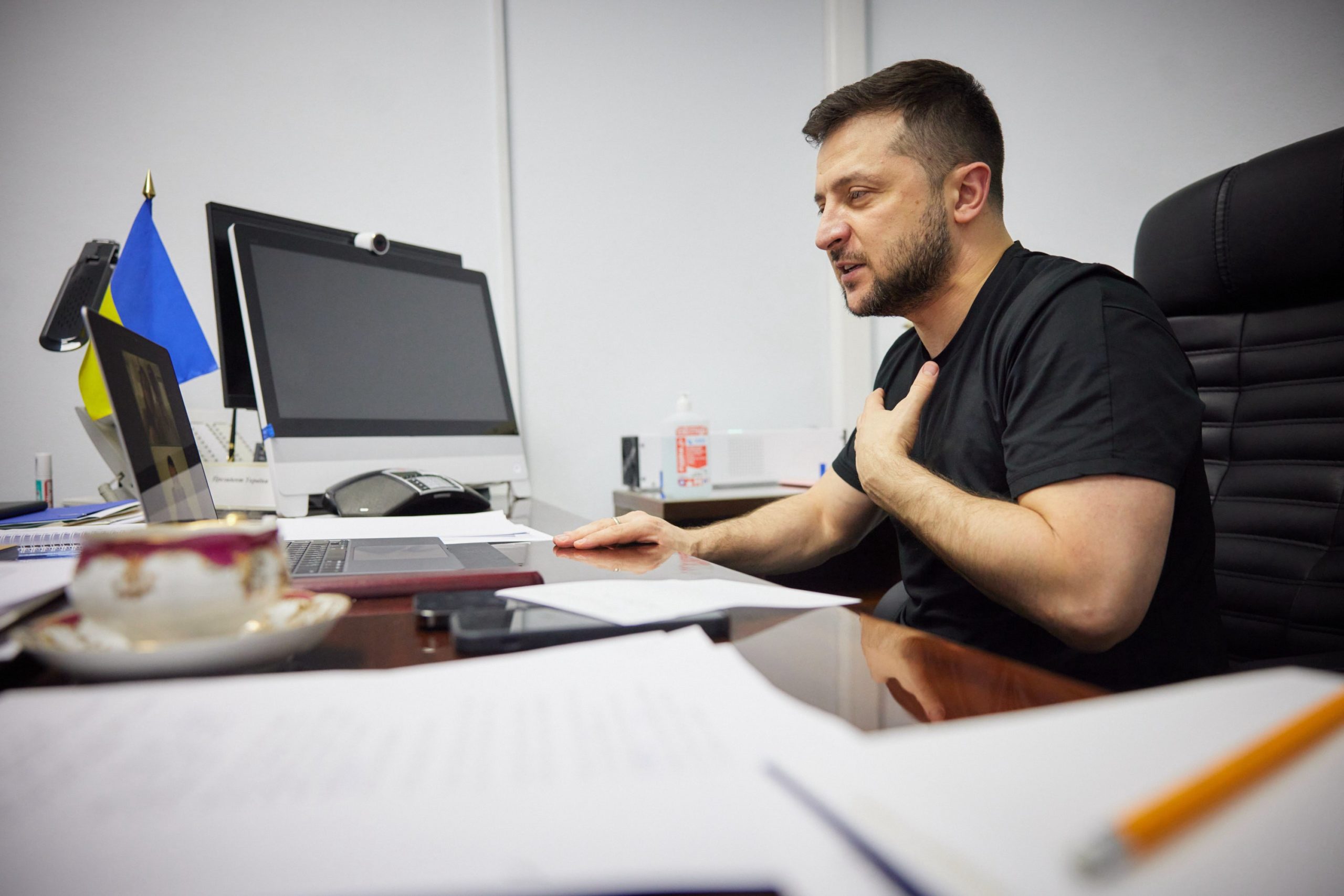 Zelenski a pledat joi pentru „relații solide” între Kiev și Washington