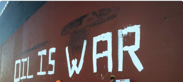 (FOTO) Protest inedit în Marea Baltică