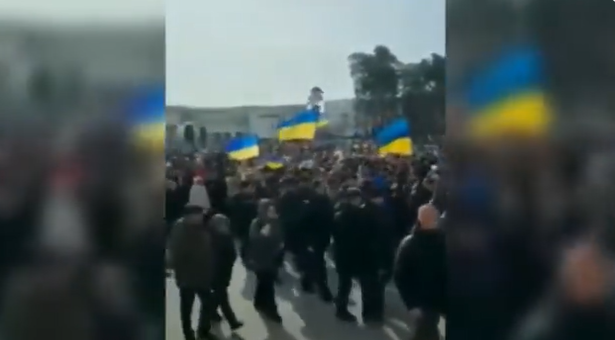 (VIDEO) Protest în orașul muncitorilor de la Cernobîl