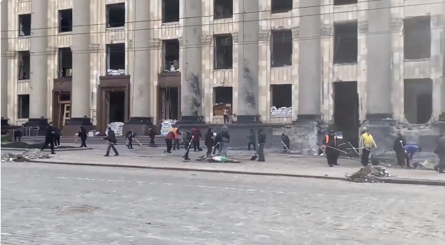 (VIDEO) Să faci curățenie după trecerea bombei!