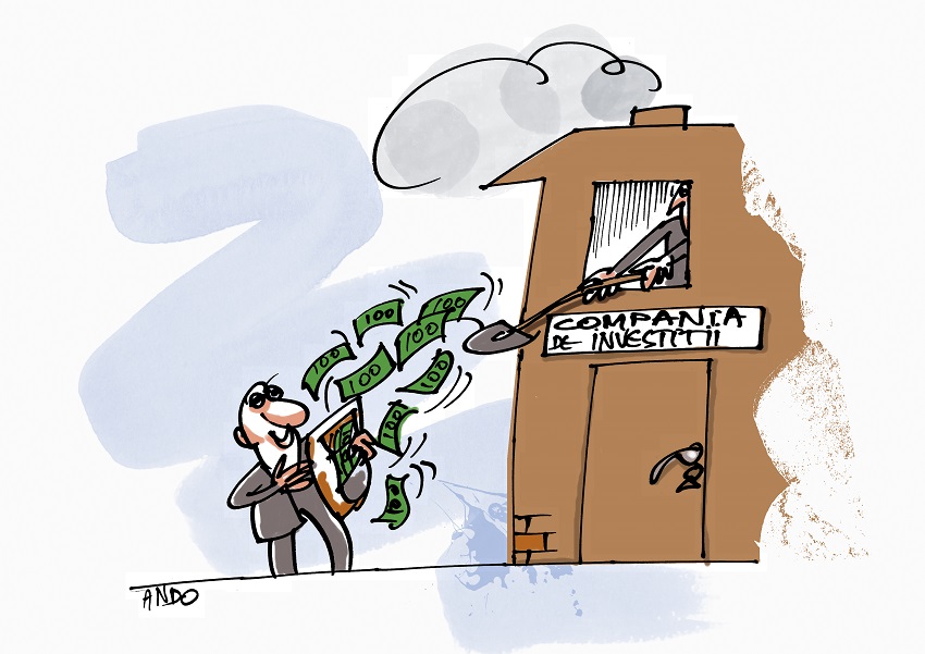 Investiții cu lopata