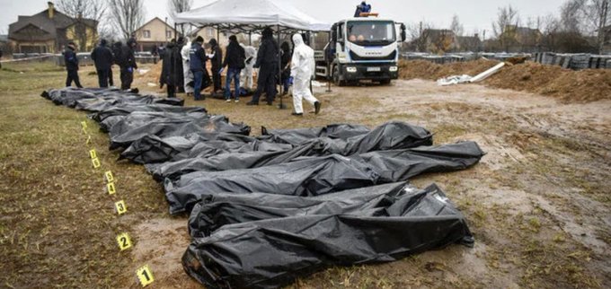 Sute de cadavre la Irpin, după retragerea ruşilor
