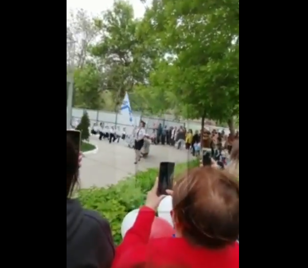 (VIDEO) Așa mândrie națională vezi mai rar