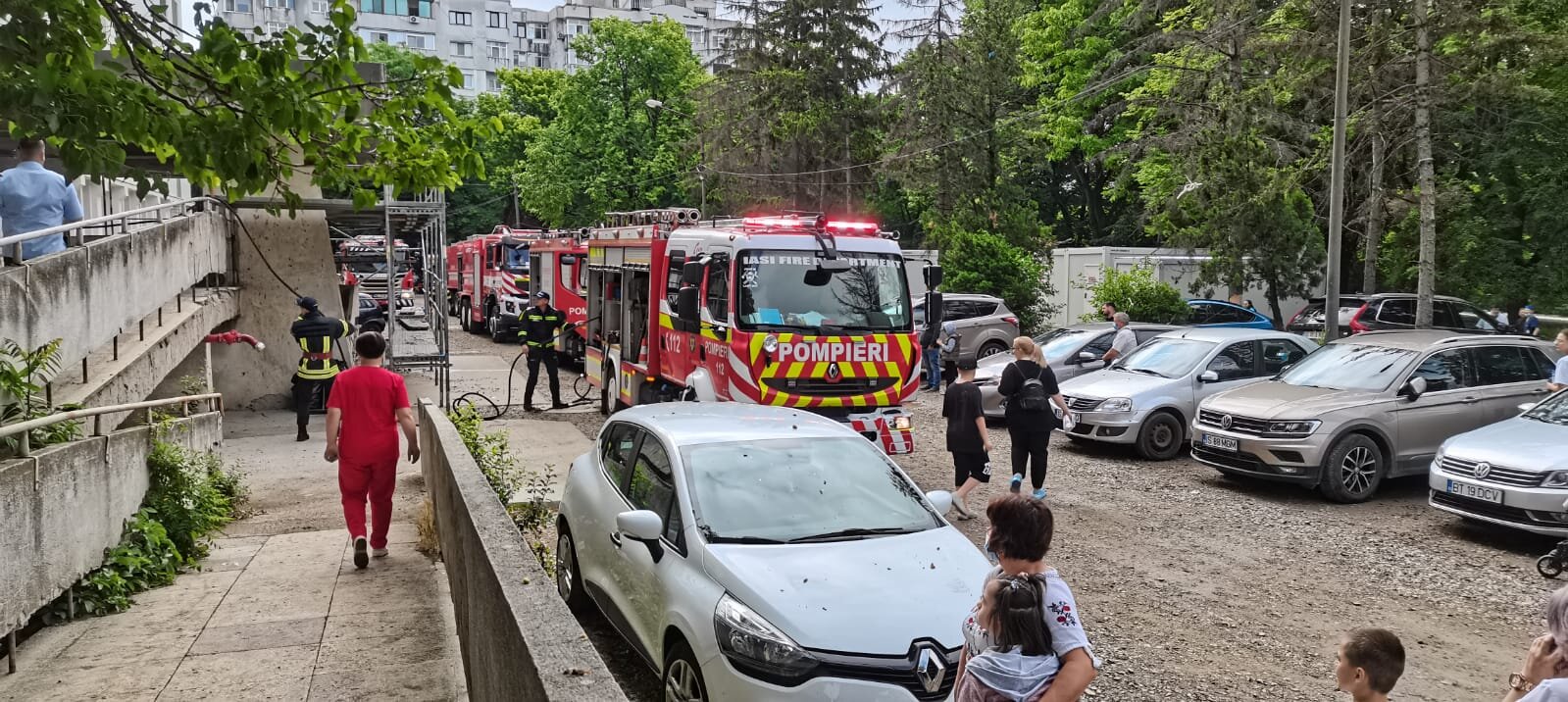 Alarmă de incendiu la Spitalul de Copii Iaşi