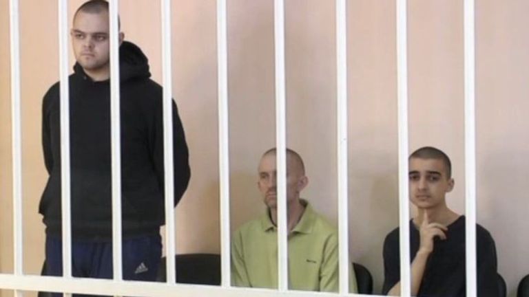 Soldați străini condamnați la moarte în Donețk