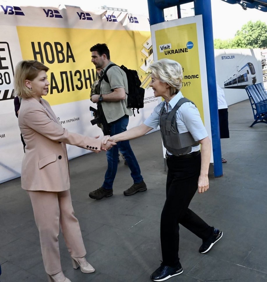 Ursula von der Leyen, din nou la Kiev