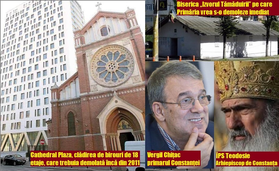 Turnul de lîngă Catedrala Sf. Iosif stă în picioare, dar Bisericuța trebuie demolată