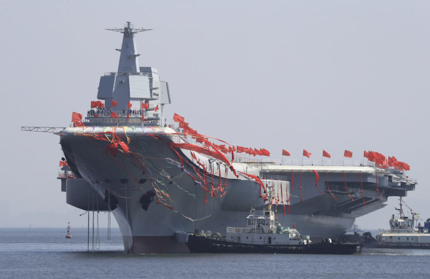 China a lansat al treilea portavion