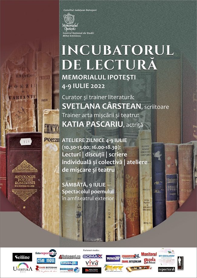 Incubatorul de lectură (ediția 2022) la Ipoteşti