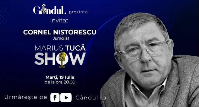 Cornel Nistorescu, invitat la Marius Tucă Show