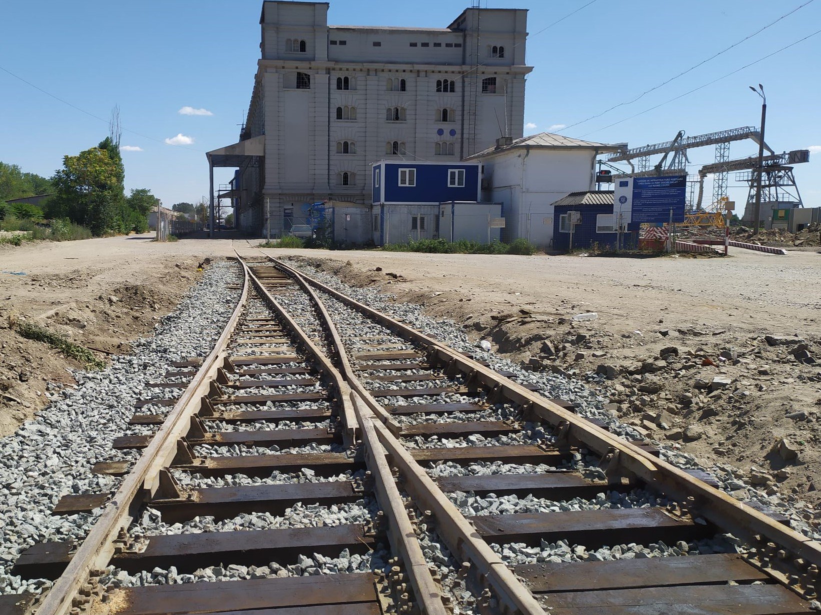 Linia pentru trasportul de cereale din Portul Galați a fost redeshisă