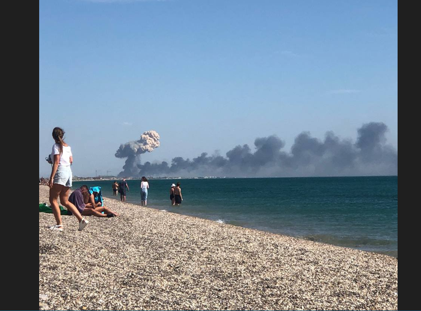 (VIDEO) Premieră: Explozii puternice în Crimeea