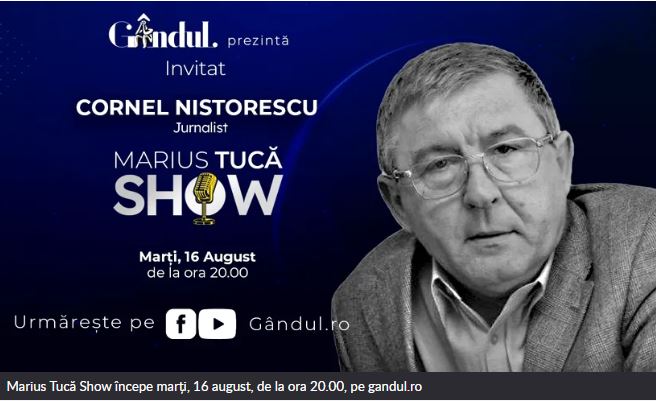 Cornel Nistorescu la Marius Tucă Show